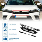 Front Upper Hood Bumper Grille for Honda Civic SI Facelift (2016-2021)