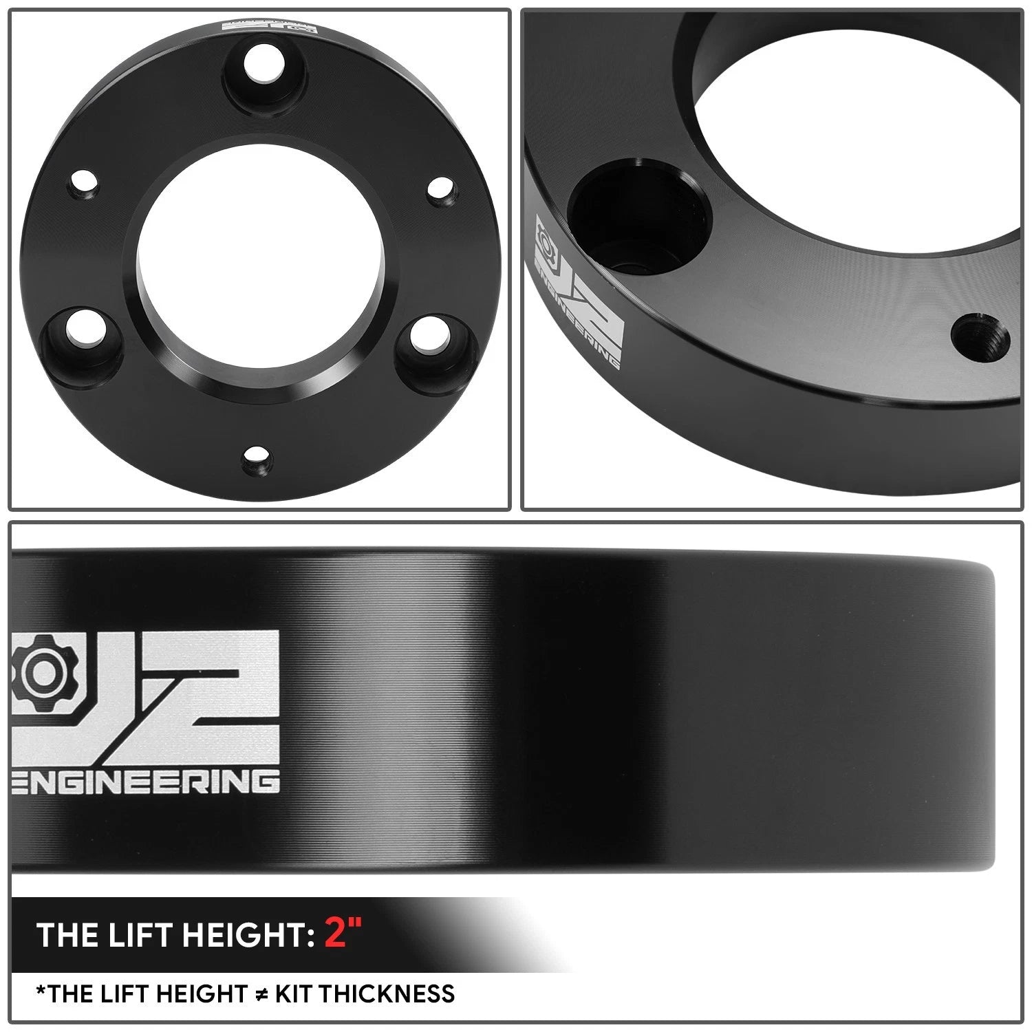 2" Strut Lift Kit Spacers for Silverado Sierra (2007–2022)