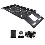 Black Cargo Rack for Jeep Wrangler JK JL (2007–2026) 4-Door Unlimited 300lbs