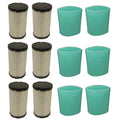 6PK Air Filter Kit for (793569, GY21055, MIU11511, 063-4026-00, 793685, MIU11513)