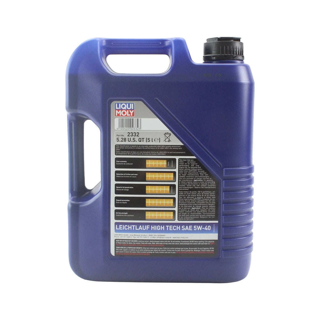 Oil Change Kit 8L Liqui Moly 5W40 for Audi V8 4.2L (1997–2002)