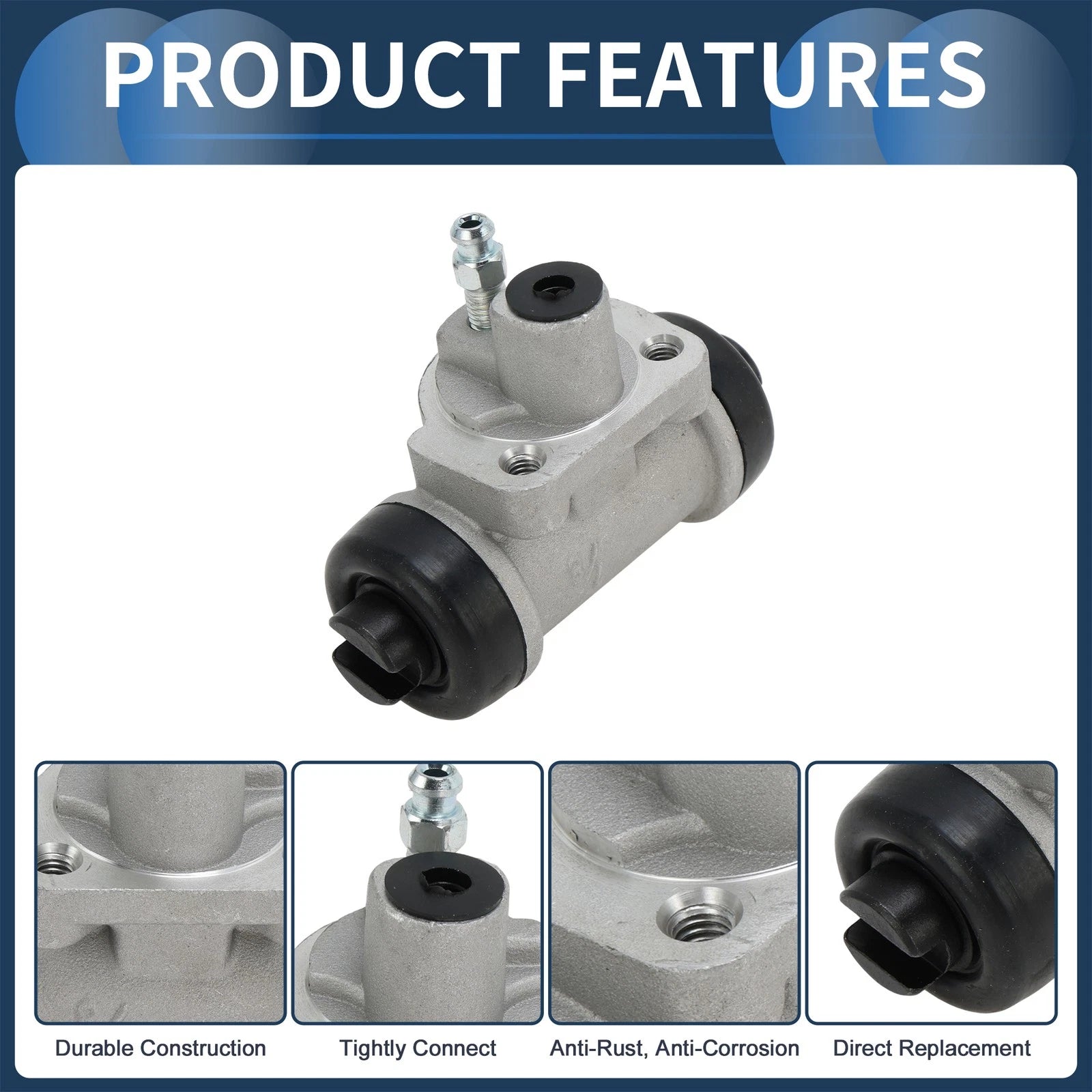 Set of 2 Brake Wheel Cylinders No.W37872 for Nissan D21 (1988–1994)