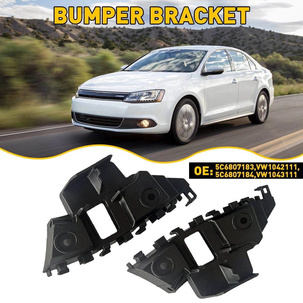 Set of 2 Front Bumper Grille Guide Brackets for VW Jetta MK4 (2011–2014)