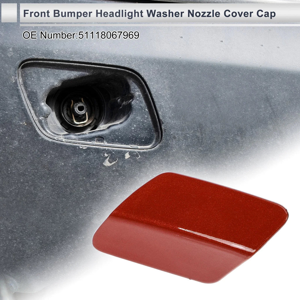 Front Left Bumper Headlight Washer Nozzle Cover Cap for BMW 320i