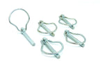 Set of 5 PEAR Linch Pins Ø 6mm x 44.5mm for Tractors