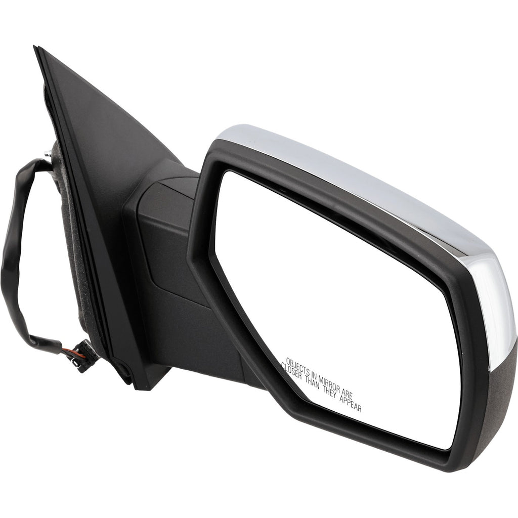 Set of 2 Heated Manual Fold Mirrors for Chevy GMC Sierra 1500