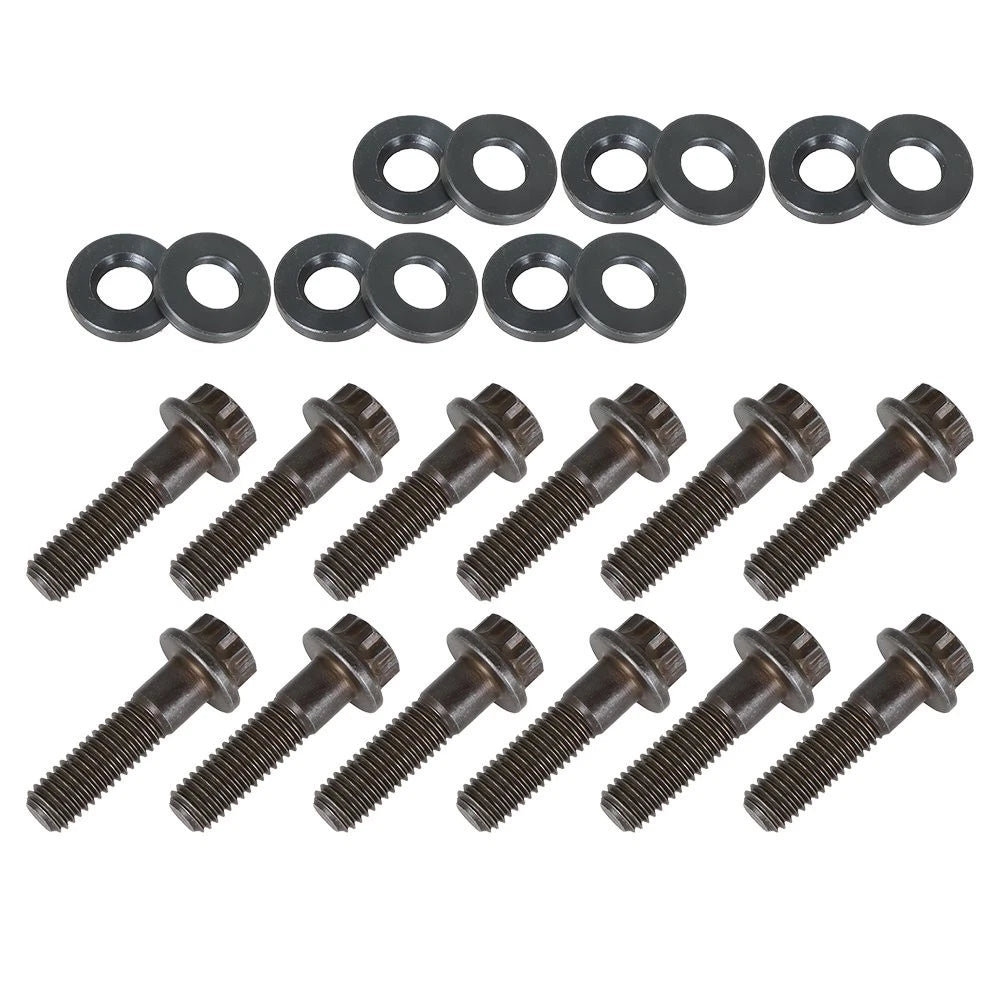 Chromoly Header Exhaust Manifold Bolts for GM LS Series (LS1, LS2)