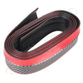 Carbon Fiber Front & Rear Lip Splitter Body Spoiler w/ Adhesive for Car