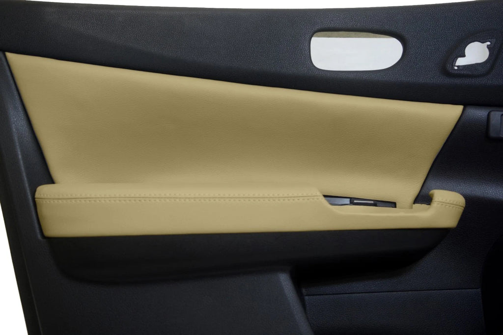 Leather Synthetic Door Panel Armrest Cover for Nissan Maxima (2009–2014) Beige