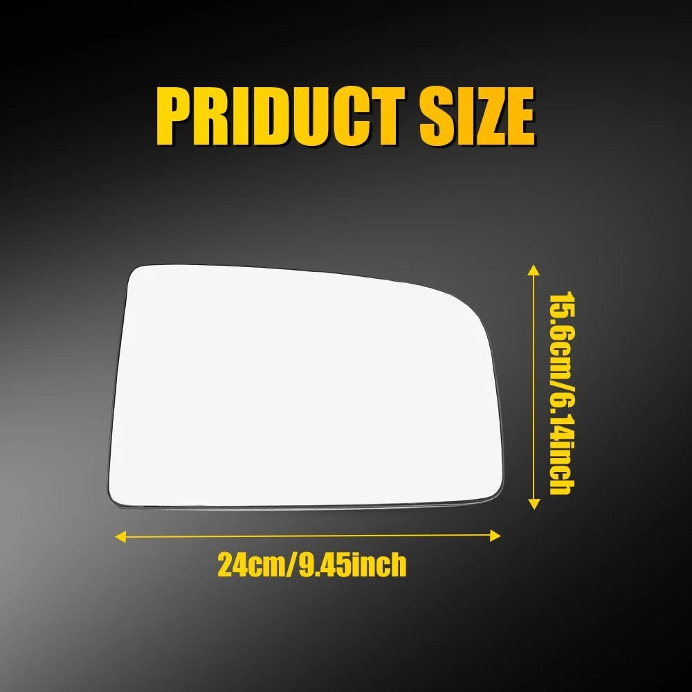 Driver Side LH Heated Mirror Glass for Mercedes Benz Sprinter (2010–2018)