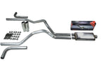 2.5" Dual Exhaust Kit for Ford F150 (2015–2020) Flow II Clamp on Tips Side Exit