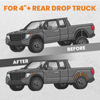 Rear Frame C-Notch Axle Lowering Kit for Chevy GMC C10 Pickup (1963–1972)