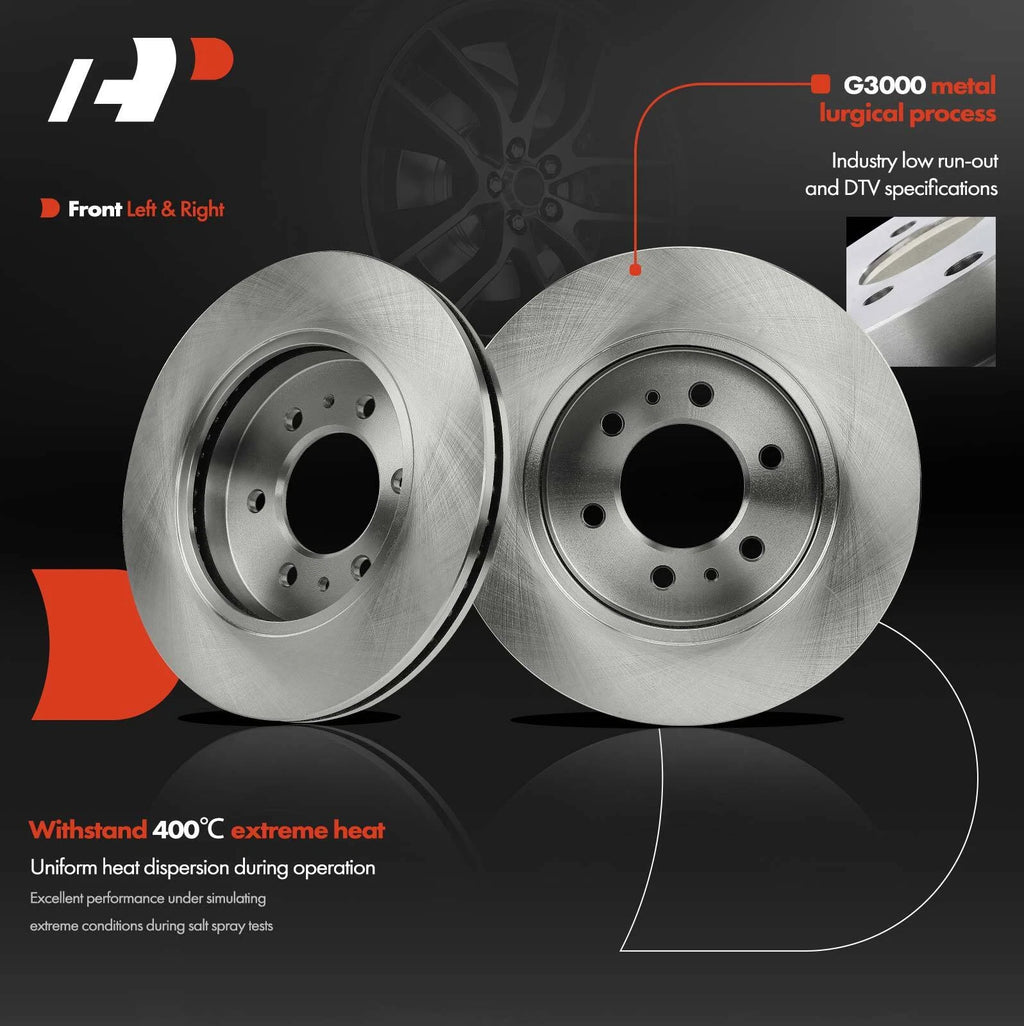 Front Side Disc Brake Rotors for Ford F-150 (2009-2009)