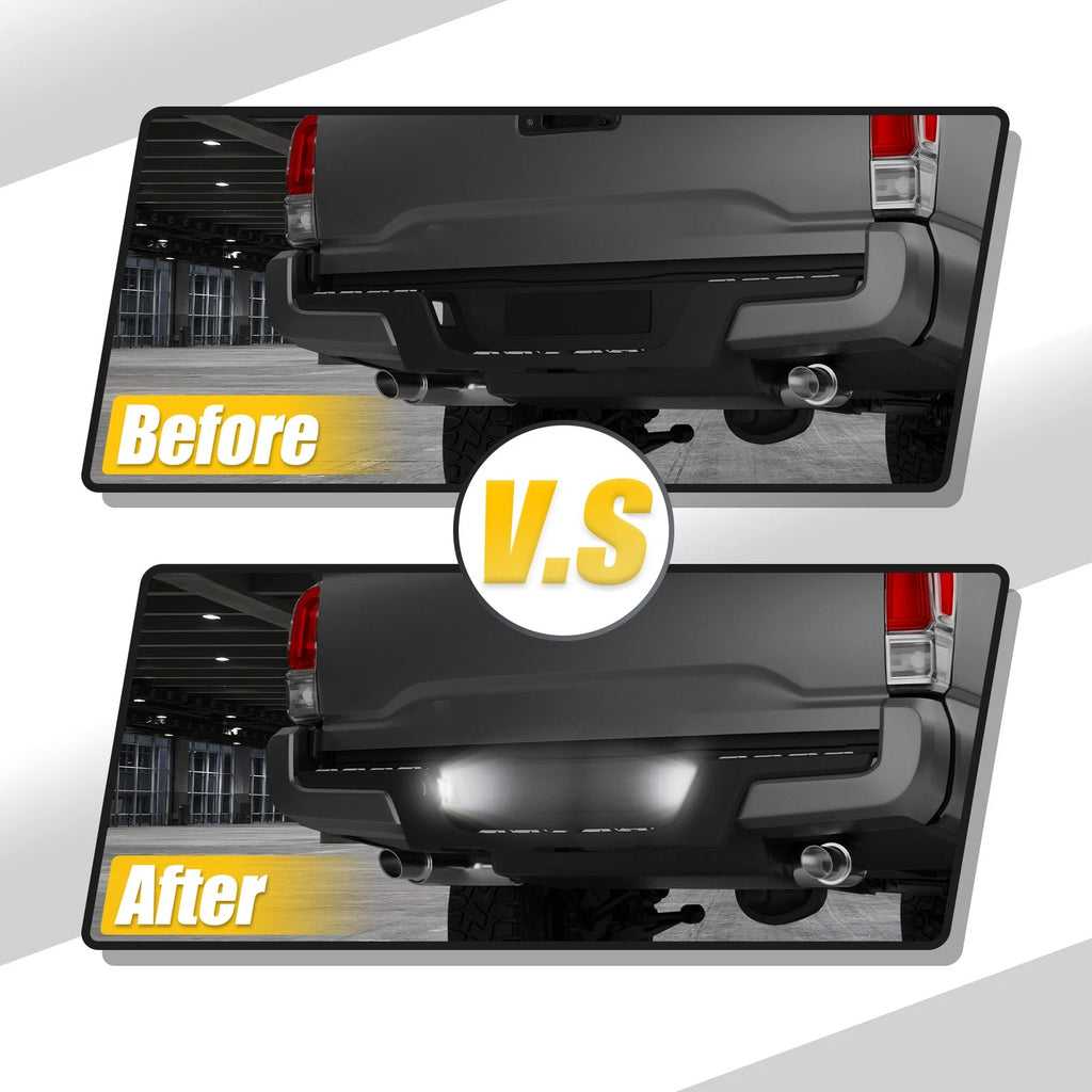 2X LED License Plate Light Lamp Assembly for Dodge RAM 1500 