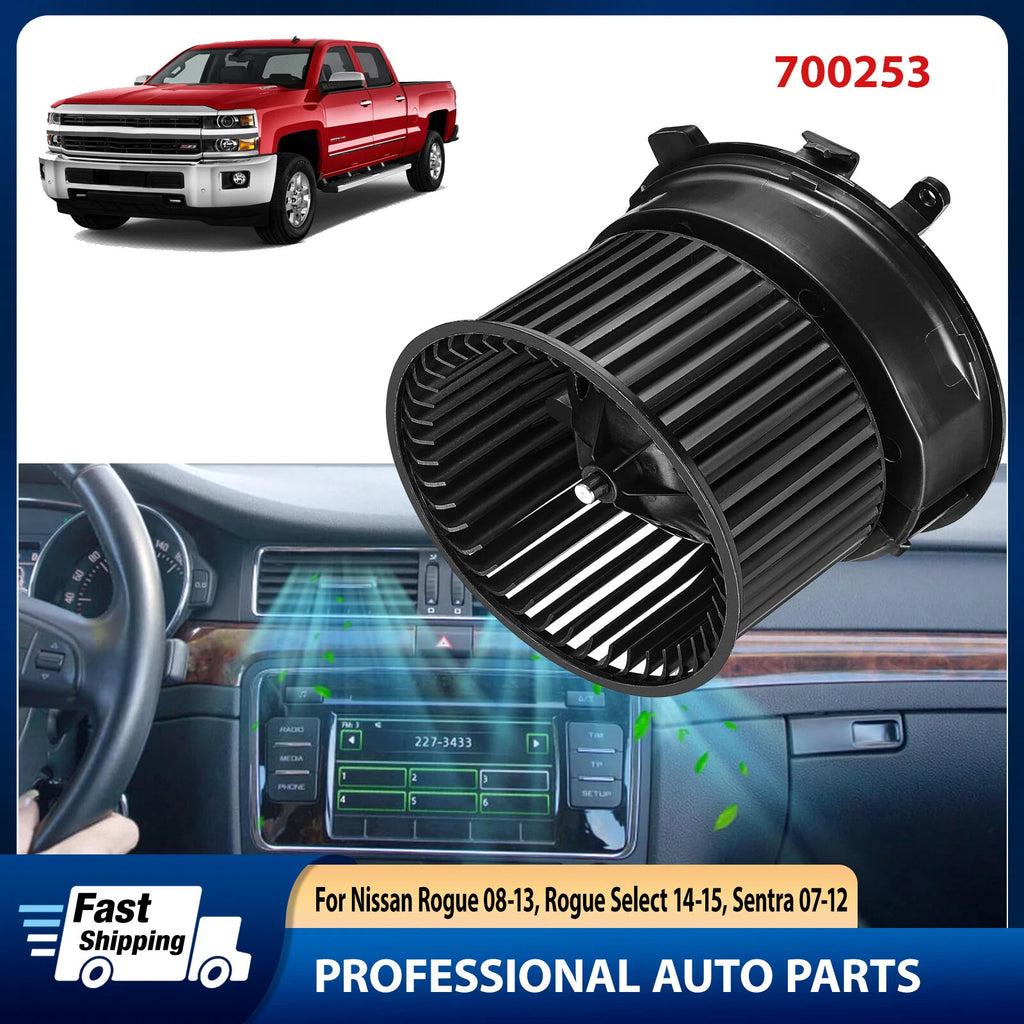 Heater Blower Motor With Wheel for 2008–2013 Nissan Rogue and 2007–2012 Sentra