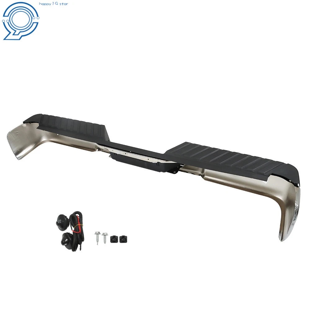 Chrome Steel Rear Step Bumper for Ford F-150 (2004–2006) with Sensor