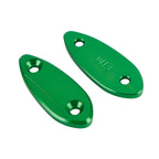 Mirror Block Off Plates Green for Kawasaki Ninja 250 300 400 650 (2013–2022)