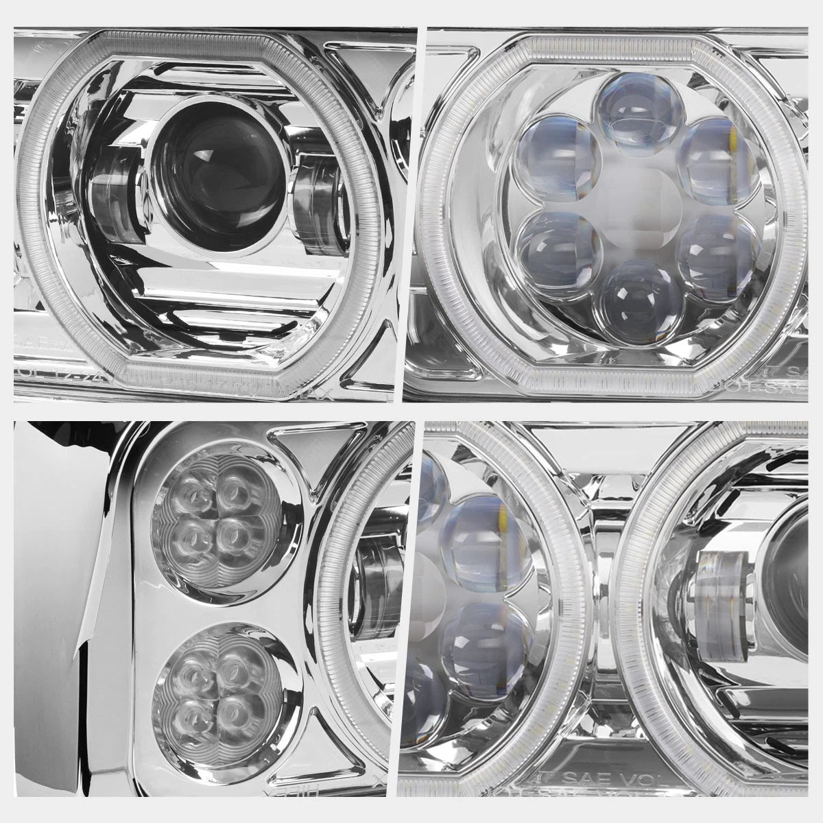 Driver Side Tail Light for Chevy Colorado (2015–2022) Clear/Red Lens