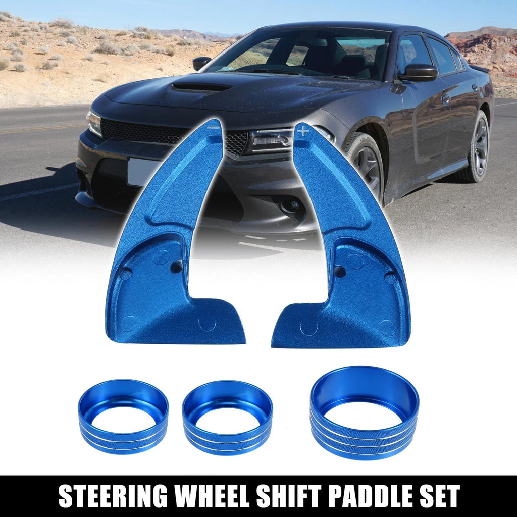 Steering Paddle Shifter Knob Cover Ring Trim for Dodge Charger (2015–2023) 745065577912