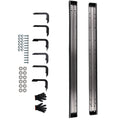 Nerf Bars Running Board for Nissan Titan Crew Cab (2004–2024) Black Aluminum