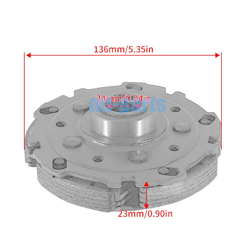 Wet Clutch Carrier Pad Shoe Assembly for Kymco MXU 450i 4x4 / Maxxer 450i (2011–2016)