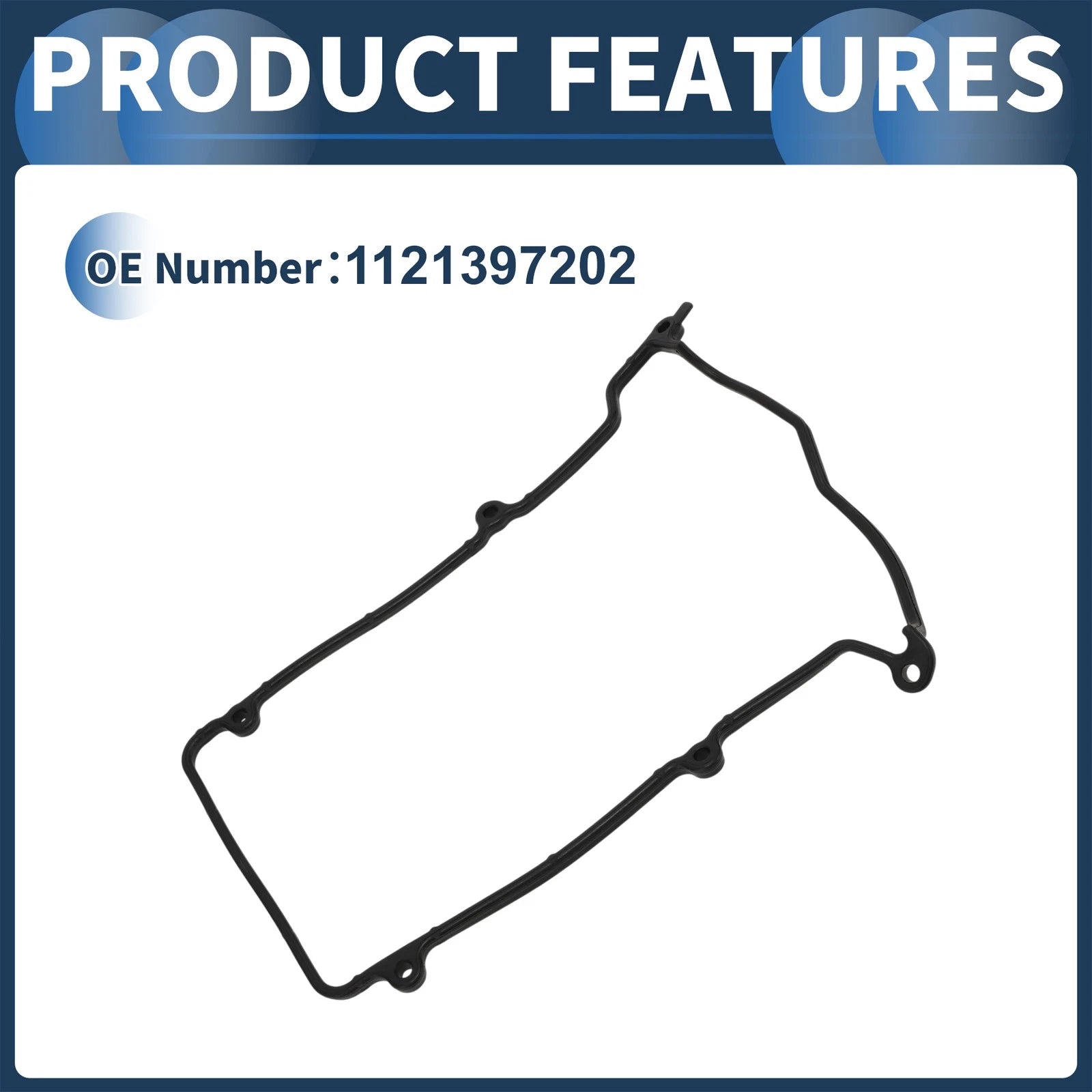 Engine Valve Cover Gasket for Toyota Duet (1998–2004) No. 1121397202