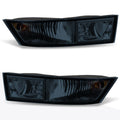 Smoked Lens Fog Lights with Bezel & Bulb Pair for Cadillac Escalade ESV/EXT (2007–2014)