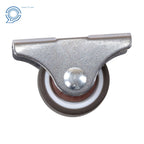 Set of 8 Mini Caster Wheels for Low Profile Applications (Non-Swivel)