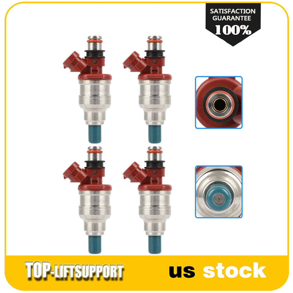 Set of 4 Fuel Injectors for Toyota Pickup (1989–1995) 2.4L