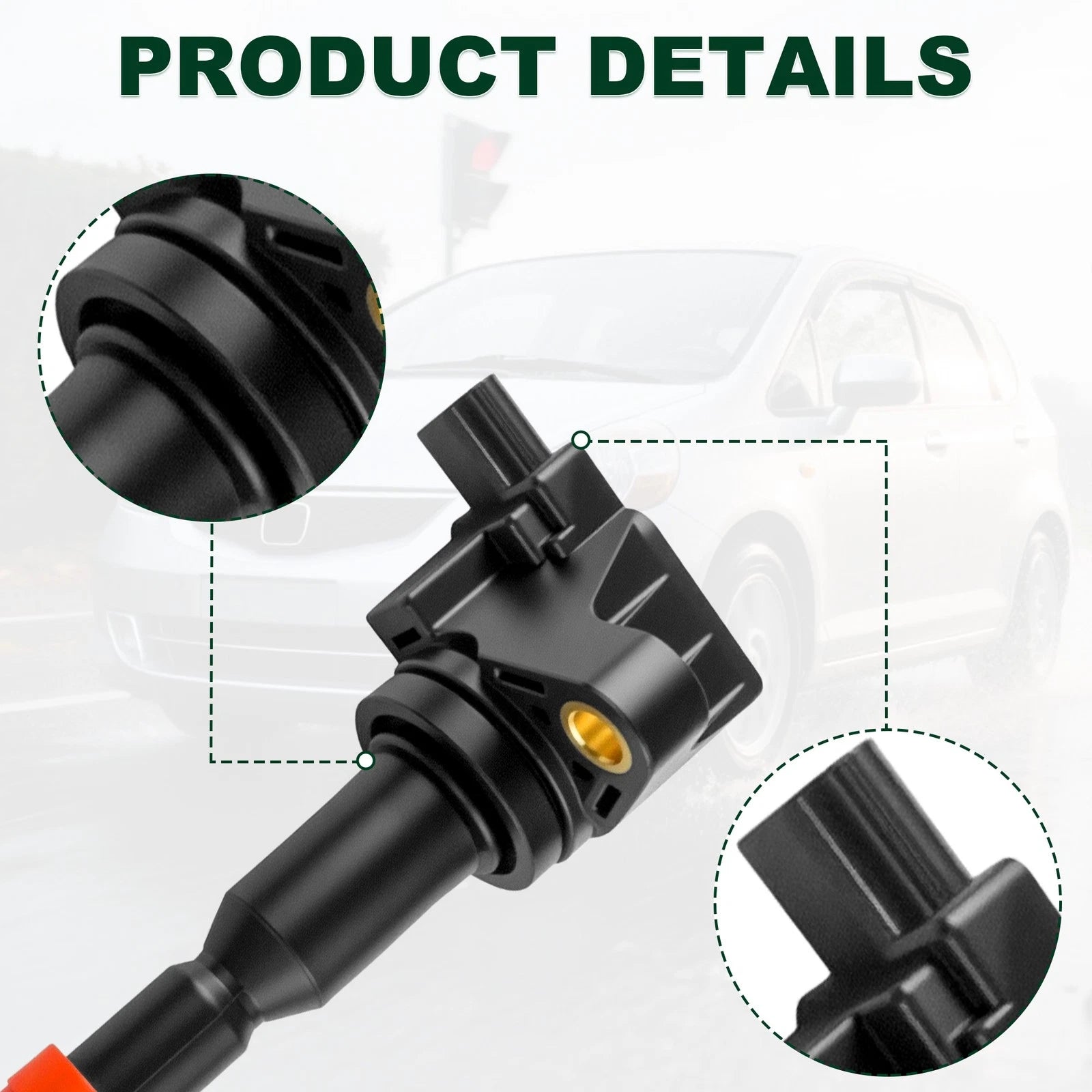 Set of 4 Ignition Coils for Honda Fit (2007–2008)