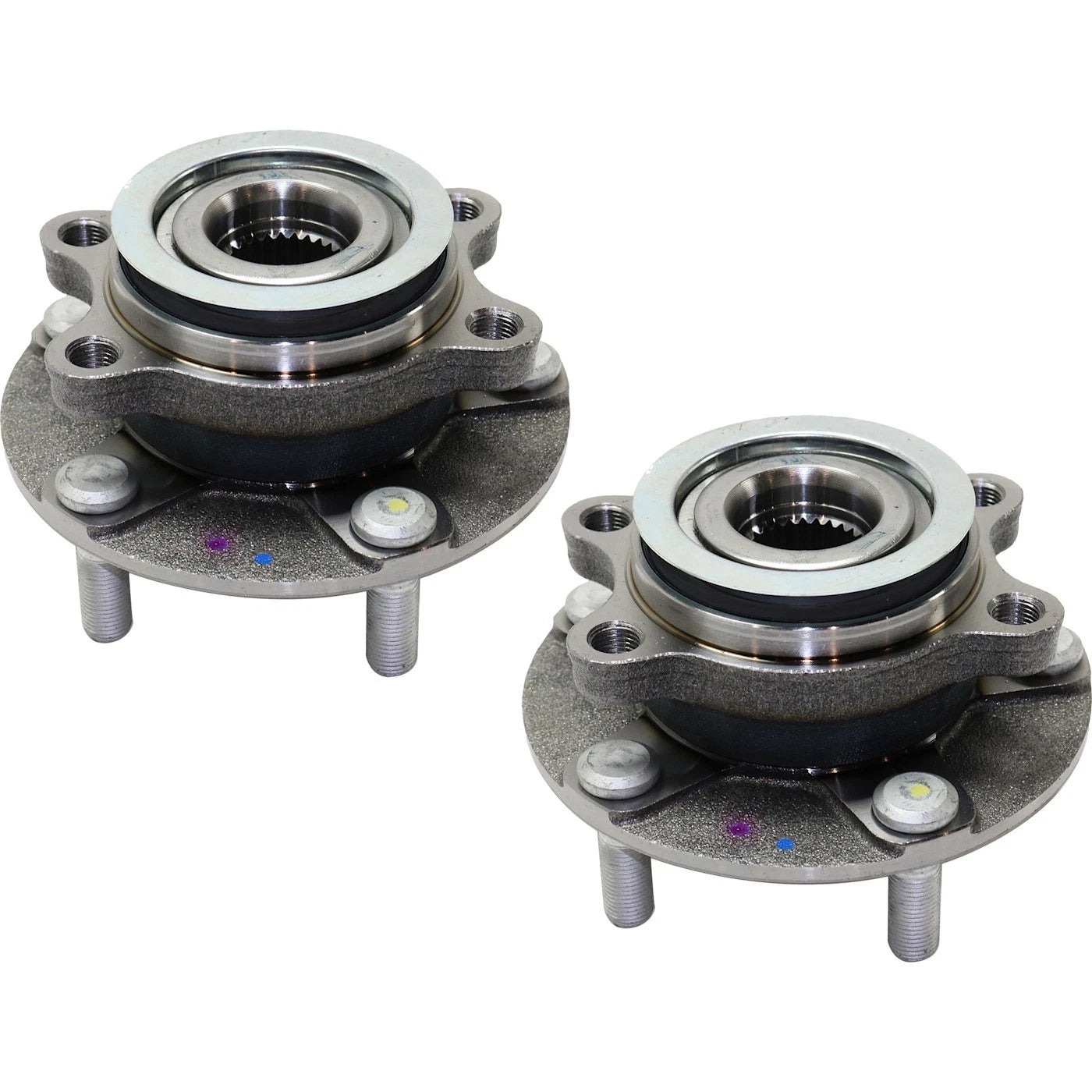 Set of 2 Wheel Hubs for Nissan Juke