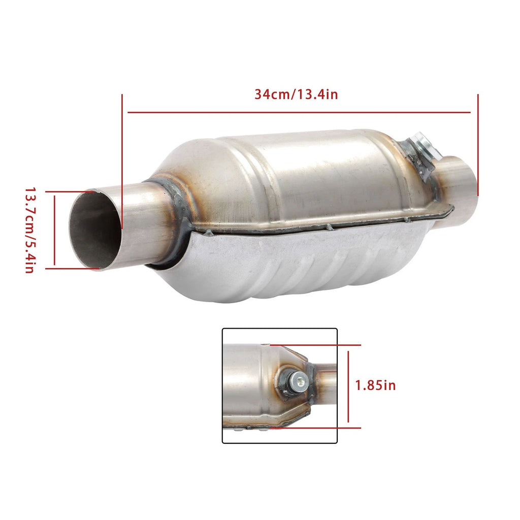 2" Inlet/Outlet Catalytic Converter for Ford Mustang (YYYY–YYYY)