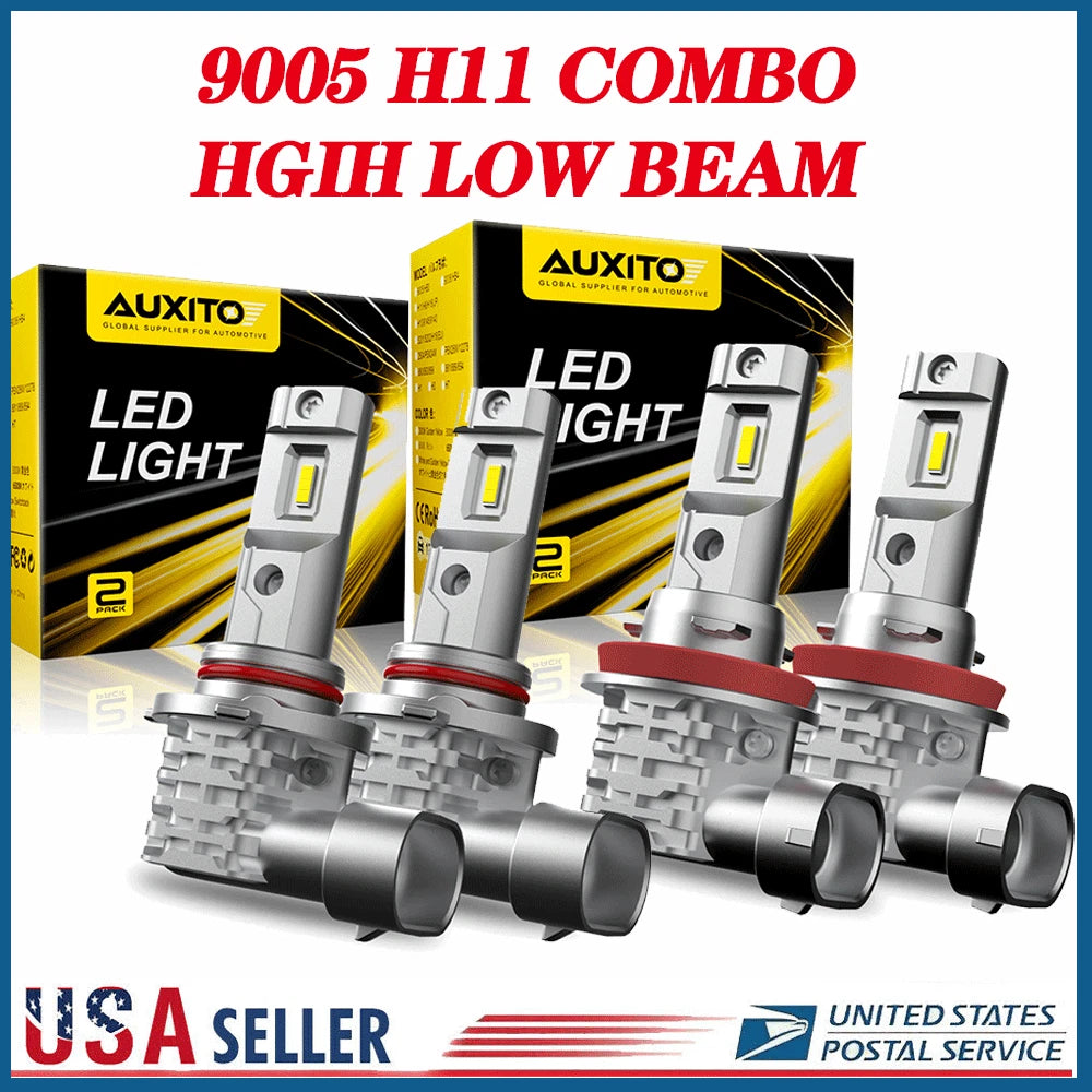 9005 H11 LED Headlights Kit Combo for