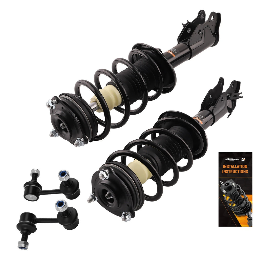 Set of 2 Front Quick Struts w/Sway Bar Links for Honda Civic (2006–2011)