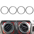 Black Dashboard Air Vent Outlet Cover for Jeep Wrangler JL JLU Gladiator JT