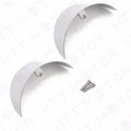 Chrome Turn Signal Visors for Harley FXRT (1986–1992), FLST (1986–1990), FLSTC (1988–later)