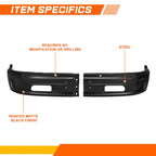Front Bumper Face Bar for Ram 1500 (2014–2024) w/o Parking Sensor & Fog Light Cutouts