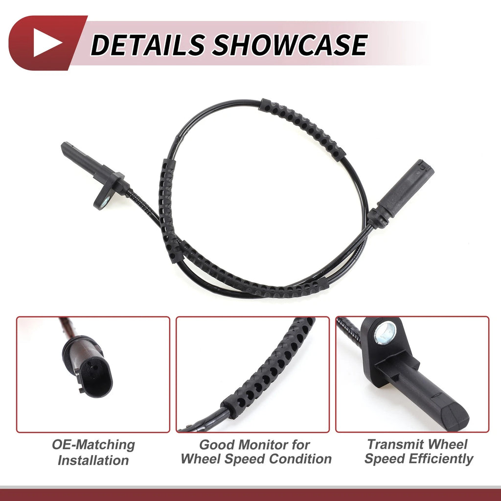 ABS Wheel Speed Sensor No. 34526865795/0265009895 for BMW i3 (2014–2021)