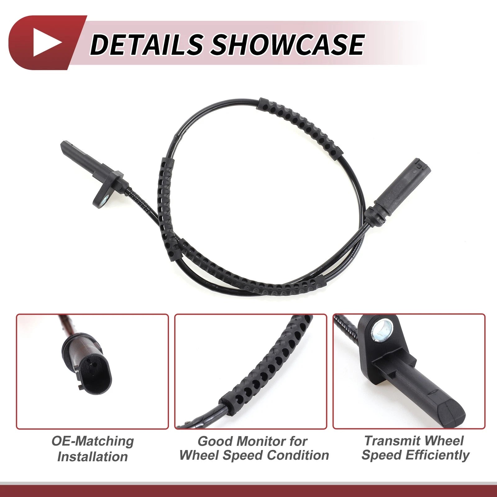 ABS Wheel Speed Sensor No. 34526865795/0265009895 for BMW i3 (2014–2021)