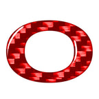 Carbon Red Decals Stickers Emblem Alphabet Letters for Car Badge
