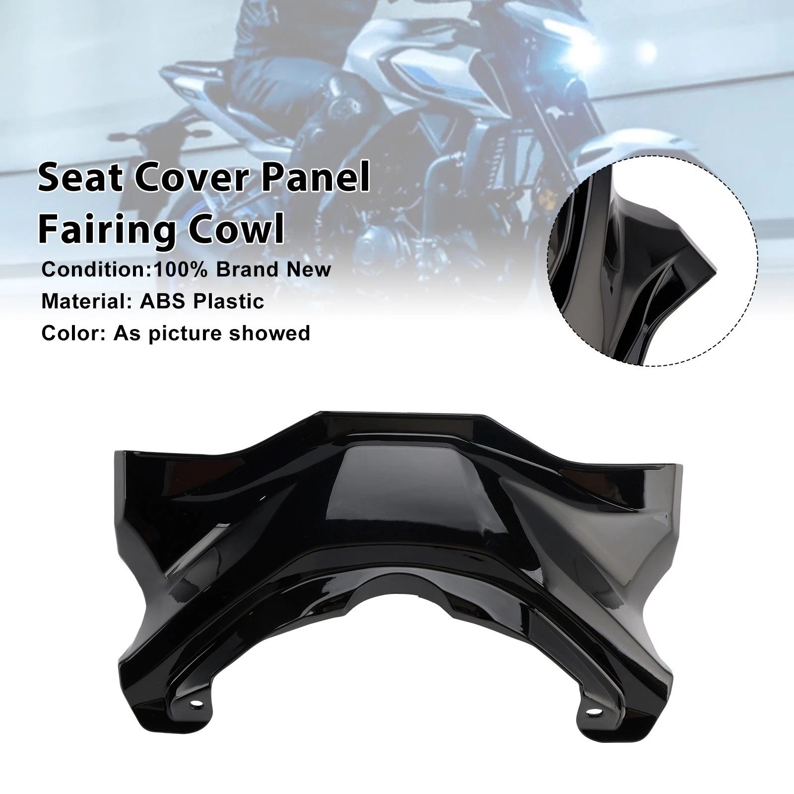 Seat Cover Panel Fairing Cowl for Yamaha YZF-R3 MT-03 (2025–2026) Black