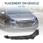 1pc Left Front Bumper Retainer Bracket for Subaru Legacy (2010–2014) ABS