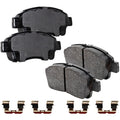 Set of 4 NAO Brake Pads for Toyota Echo (2000)