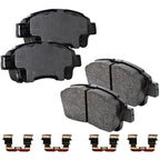 Set of 4 NAO Brake Pads for Toyota Echo (2000)