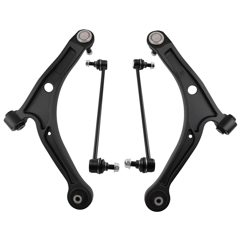 Front Lower Control Arms w/Ball Joint Sway Bar Links for Honda Ridgeline (2006–2014)