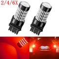 2X 3157 3156 LED Turn Signal Backup Bulbs Canbus Bright Red for
