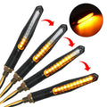 2X M10 Sequential Flowing LED Turn Signal Indicator Lights for AV