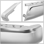 Set of 2 Rear Polished Chrome Steel Bumper End Caps for Ford F150 (2015–2020)