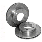 Front Dimpled + Slotted Disc Brake Rotors for Mazda BT-50 Ute (2006-2011)