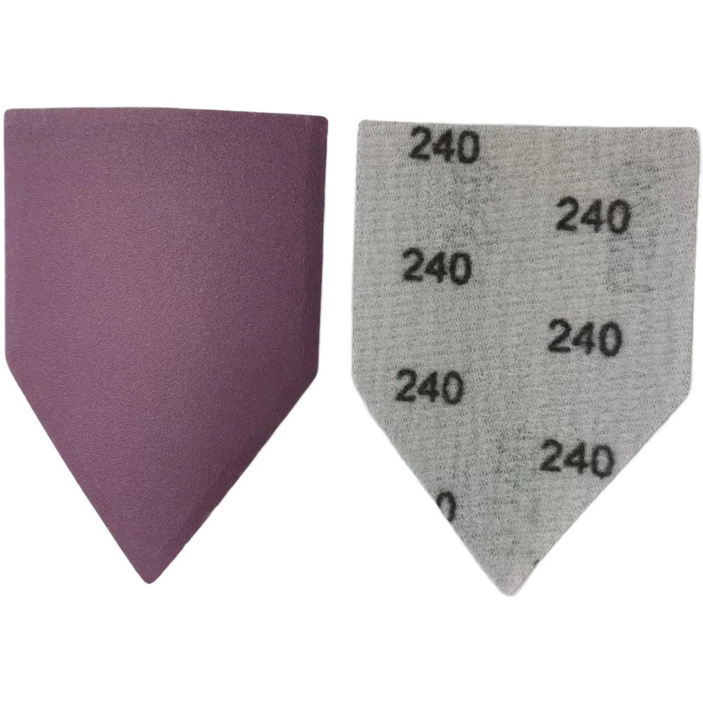 Set of 50 Triangle Sanding Sheets 80240 for Wood and Metal Finishing